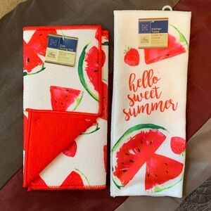 Watermelon Kitchen Towel & Drying Mat
